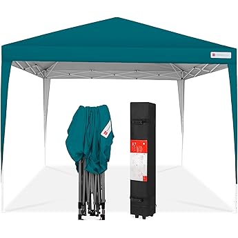 Best Choice Products 10x10ft Pop Up Canopy Outdoor Portable Folding Instant Lightweight Gazebo Shade Tent w/Adjustable Height, Wind Vent, Carrying Bag - Dark Gray