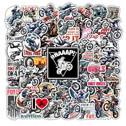 50PCS Motocross Vinyl Decals