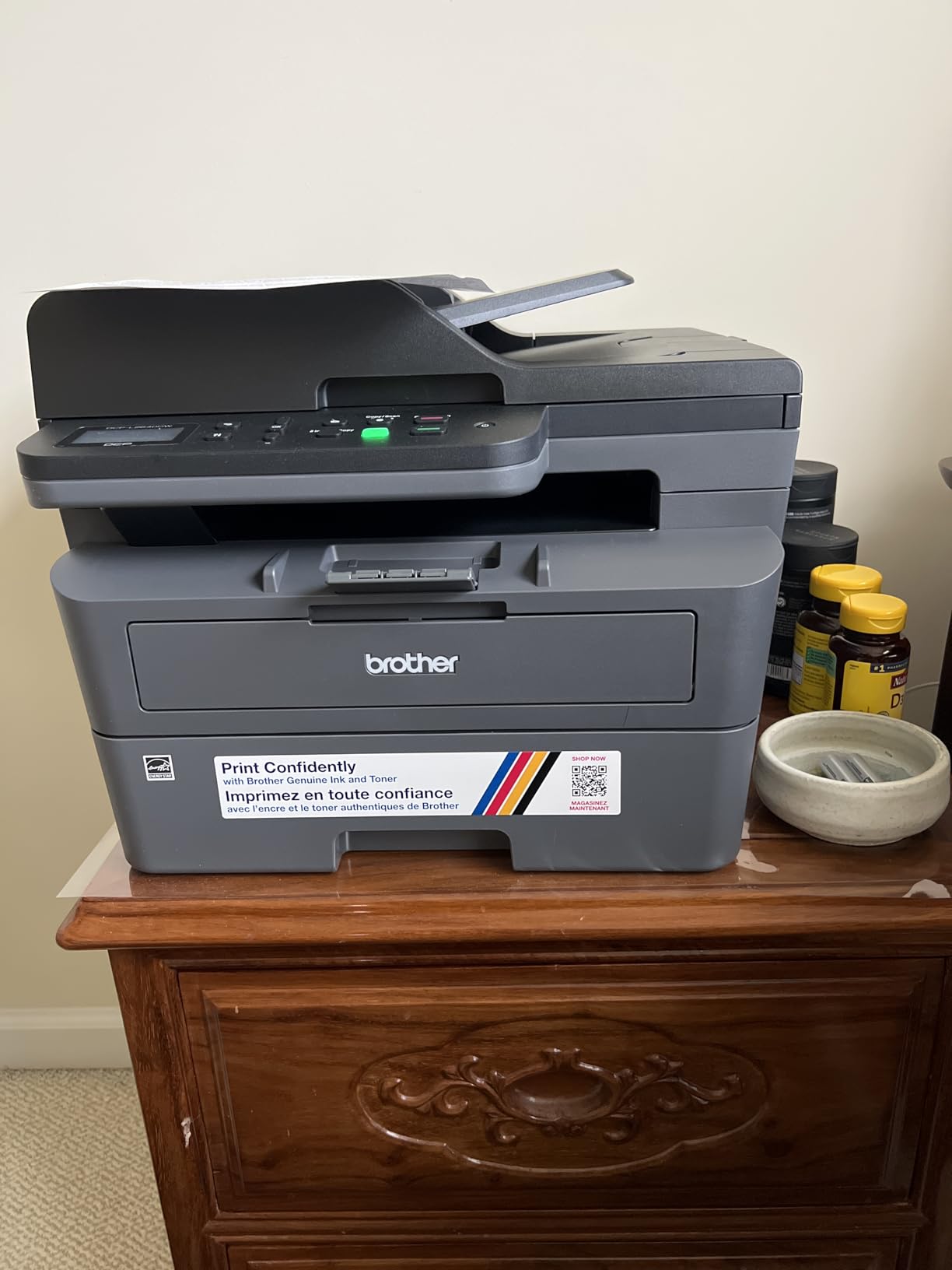 Brother DCP-L2640DW Compact Wireless Black & White Laser All-in-One Printer, Print/Scan/Copy, 36 ppm, 250-Sheet Tray, 50-Page ADF, Duplex, Refresh Ready - Ideal for Small Businesses photo review