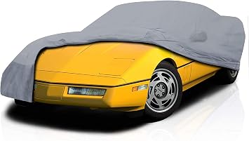 Supreme Full Car Cover for Pontiac Fiero 1985-1988 Coupe 2-Door Semi Custom Fit Waterproof Full Coverage All Weather Windproof Dust Proof Indoor Outdoor Automobile