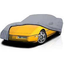 Supreme Full Car Cover for Pontiac Fiero 1985-1988 Coupe 2-Door Semi Custom Fit Waterproof Full Coverage All Weather Windproof Dust Proof Indoor Outdoor Automobile