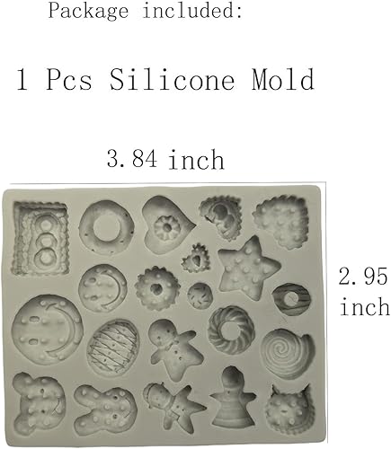 Miniatura 2 de Molde de silicona pequeño, molde de silicona para fondant de chocolate, arcilla polimérica, caramelo, gomosa, decoración de pasteles