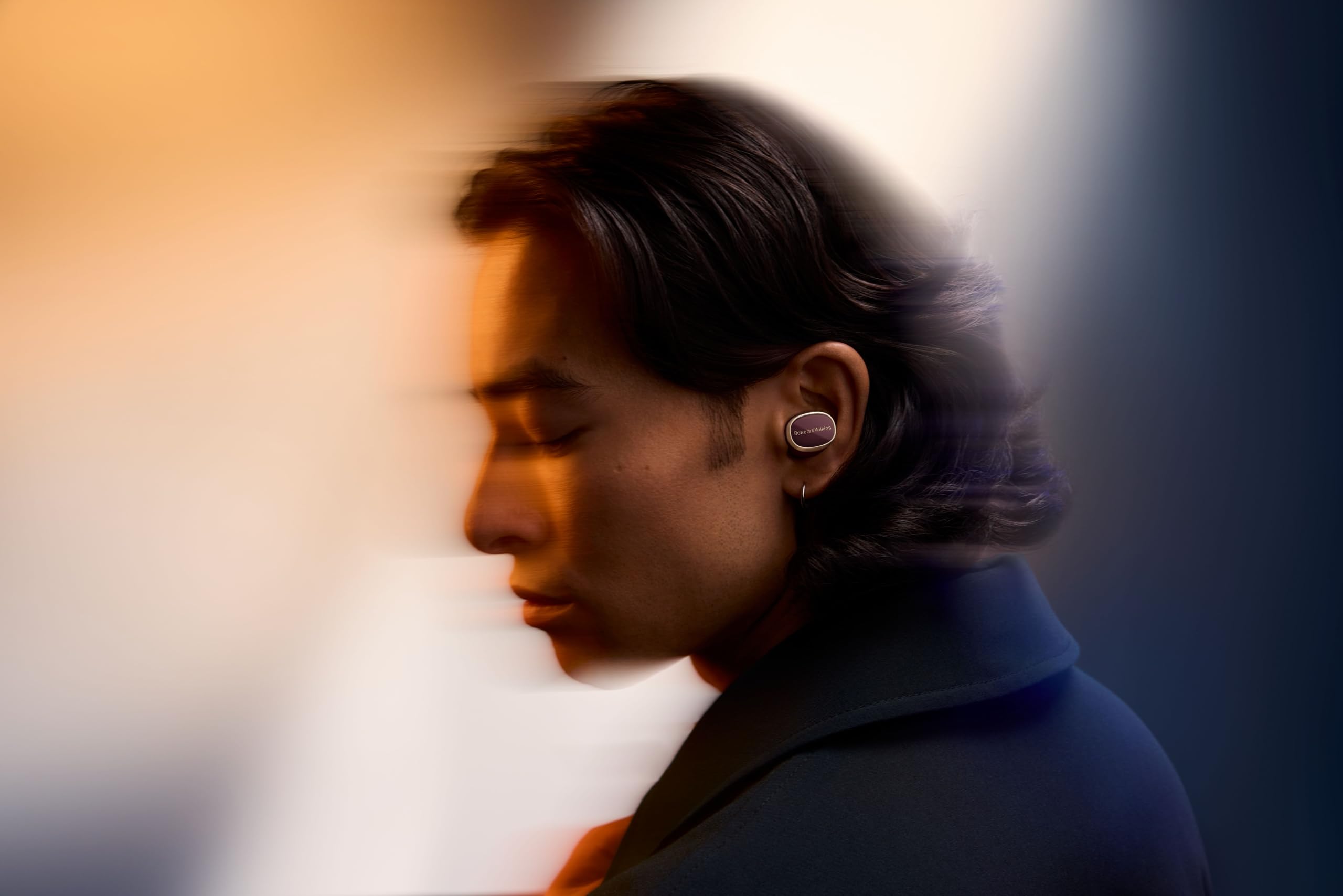 Bowers & Wilkins Pi8 Auriculares Inalámbricos True Wireless, Alta Resolución 24 bits, aptX Lossless, ANC y Micrófonos Integrados - Dark Burgundy