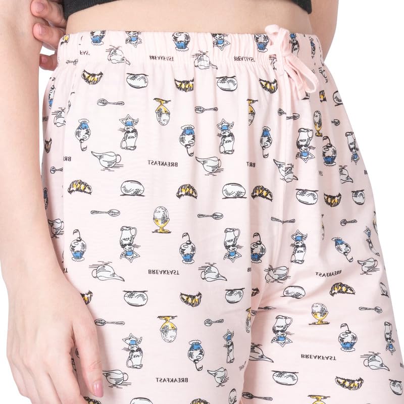 Image of Real Basics Women's Cotton Printed Pyjama Pack of 1