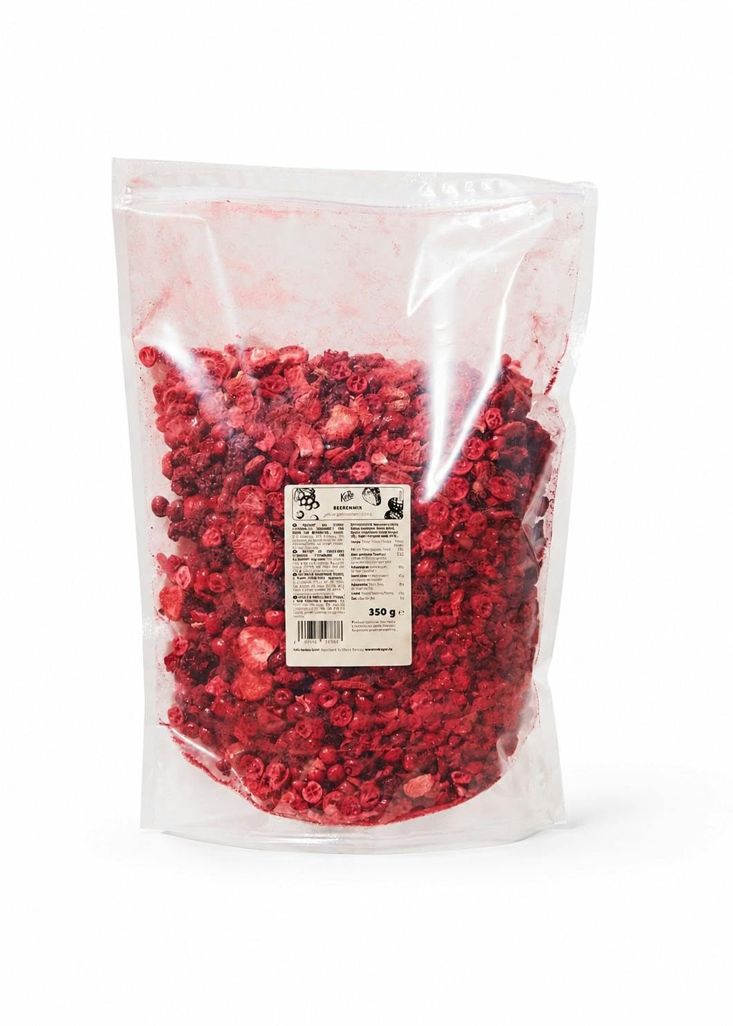 KoRo - Frutti di bosco liofilizzati 350 g - fragole, more e mirtilli rossi - da aggiungere al muesli o nel porridge - 100% frutta