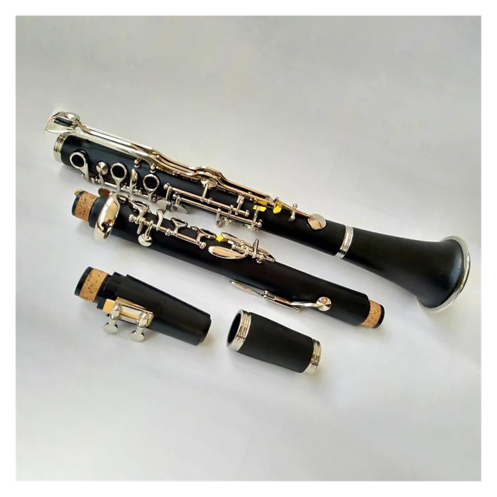 Strumenti A Fiato Per Clarinetto Con Corpo In Ebanite E Chiave G Con Accessori