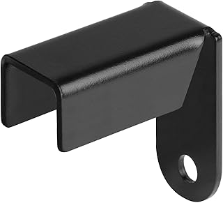 20 Pack Black Fence Mounting Bracket for 1-1/2" x 1-1/2" Square Tube, Fence Panel Internal Rails Connector