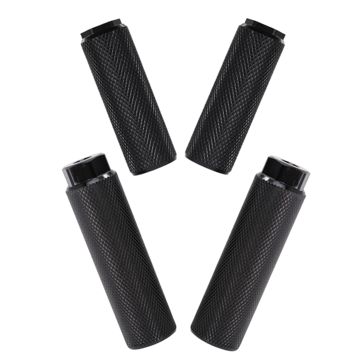 NAMOARLY E-Bike u Slot Rear Pedals 4 Sturdy Bike Pegs for Enhanced Comfort Aluminum Alloy Easy to Install Detachable Accessories