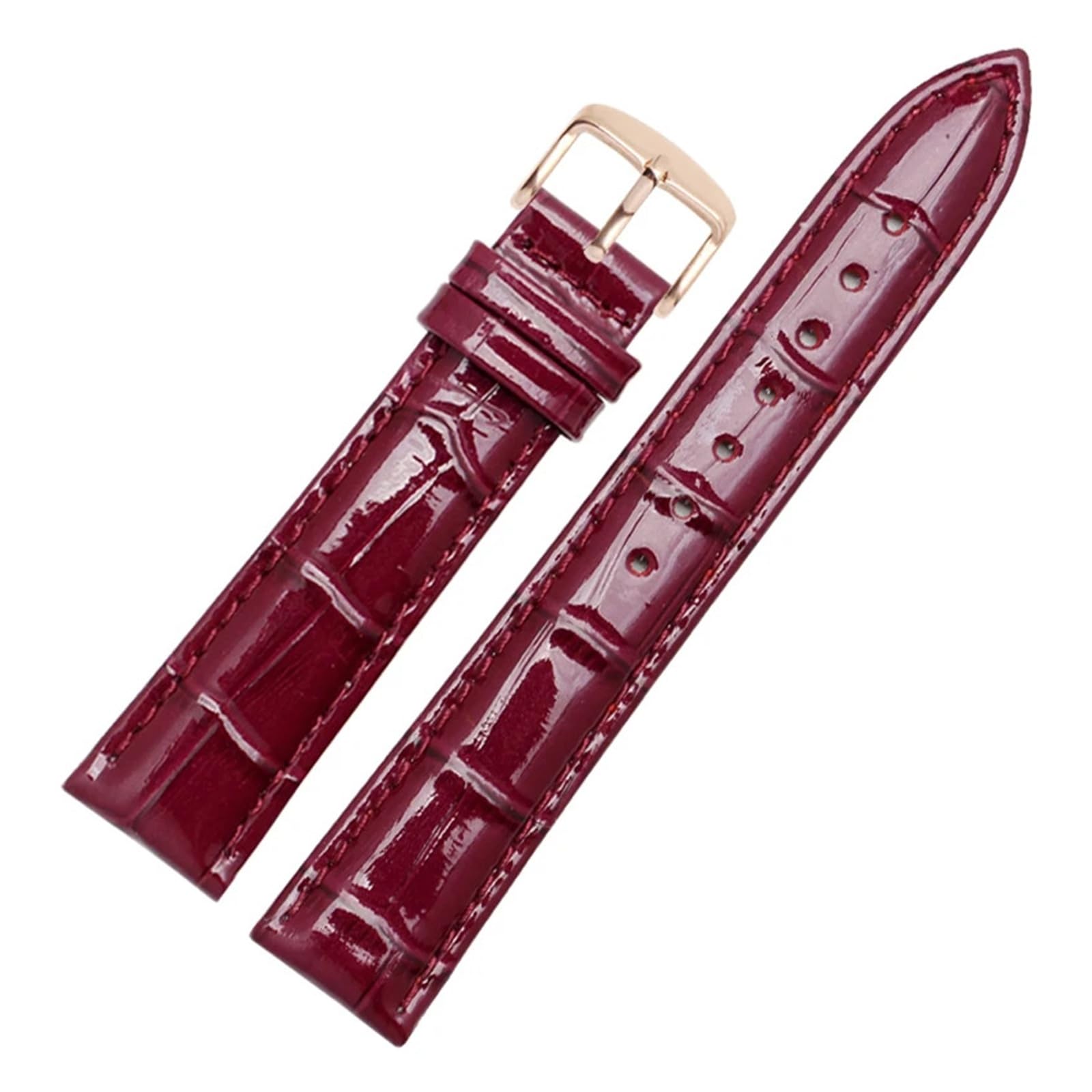 NASUNJIA Correa De Reloj Cuero Genuino, Suave Y Cómoda, Accesorios For Mujer 14, 16, 18 20 Mm