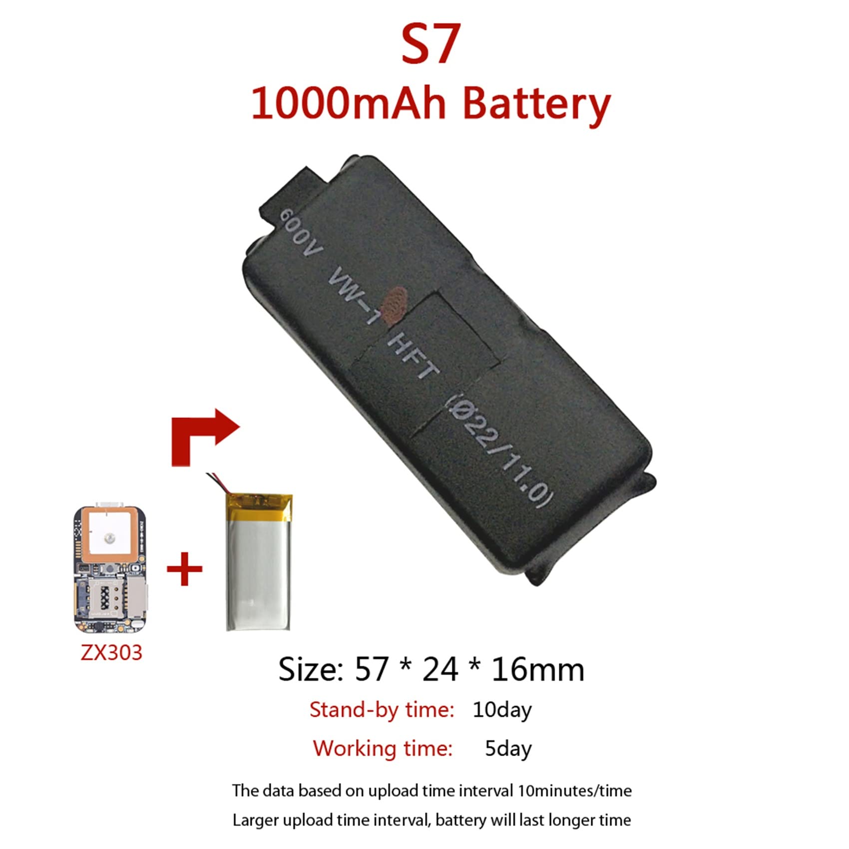 S7 GPS Rastreador gsm AGPS WiFi LBS Localizador AplicacióN Web Gratuita Seguimiento Grabadora de Voz ZX303 PCBA Interior