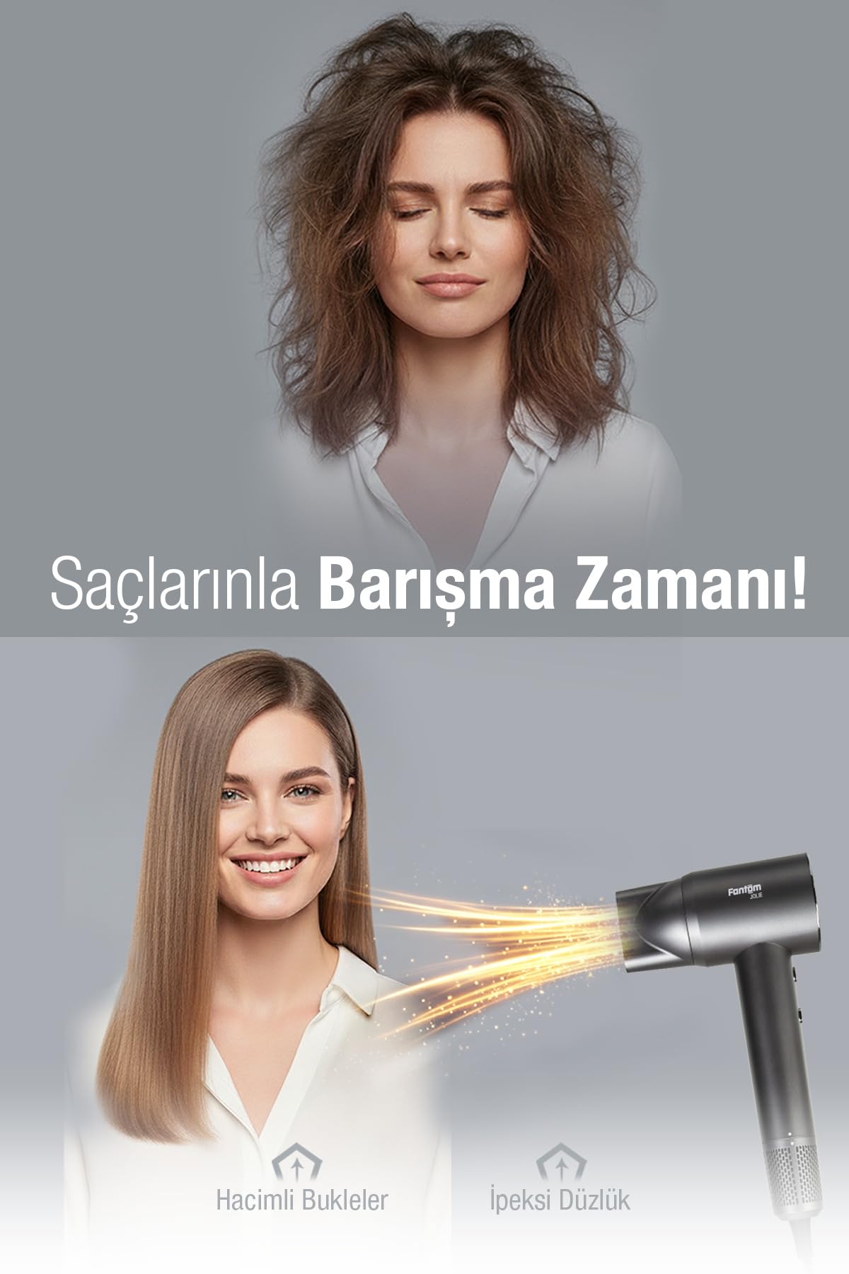 Fantom Jolie SK 2500 Saç Kurutma Makinesi Antrasit