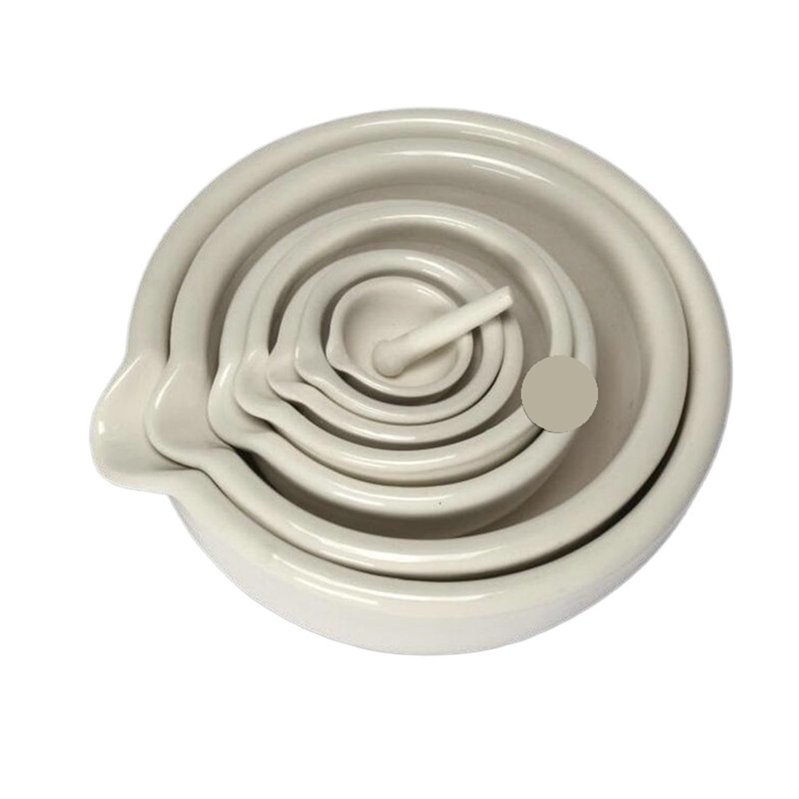 Zestaw moździerza i tłuczka, Tłuczek do moździerza z białej porcelany 60-160 mm do przypraw i ziół(130mm)