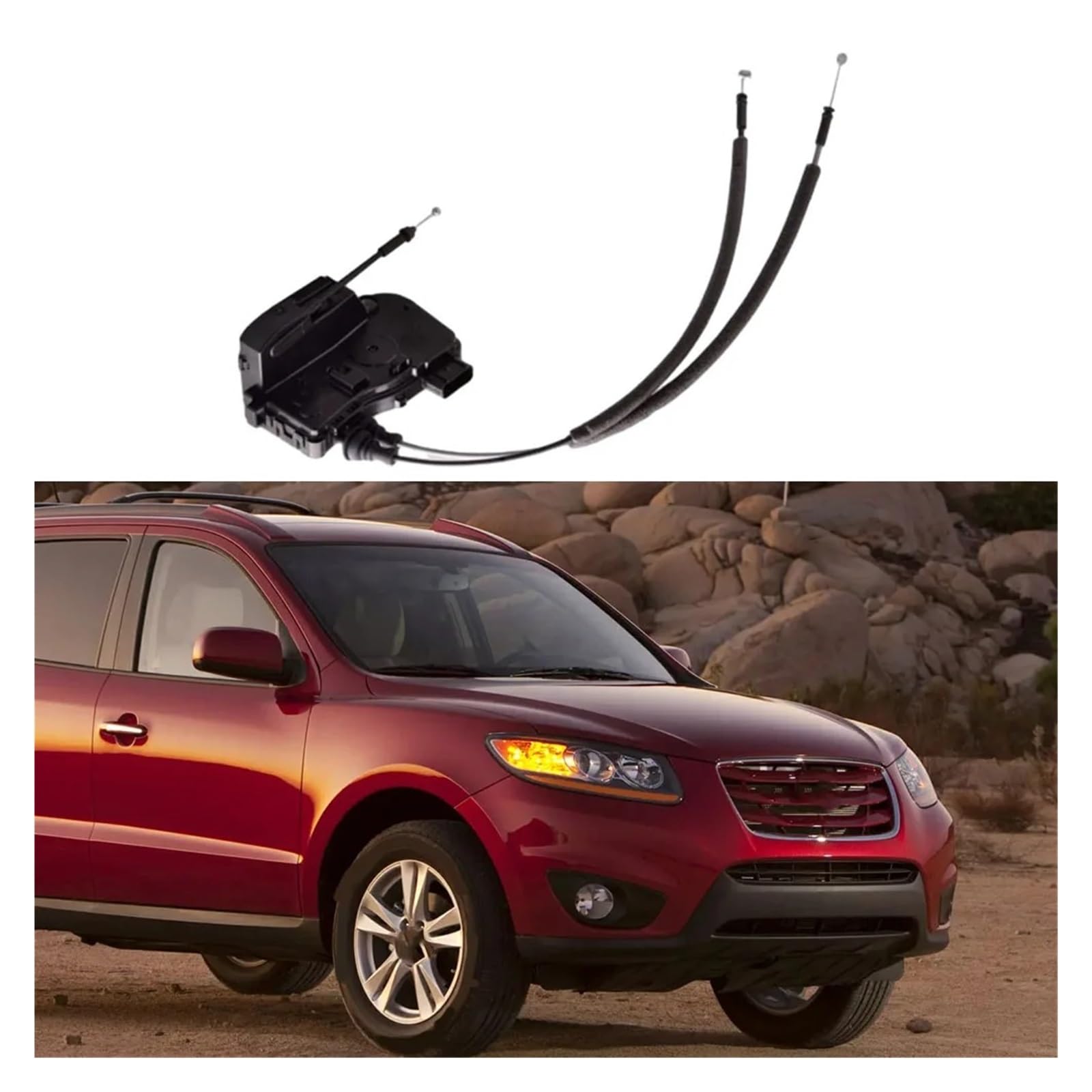 Hyundai Santa Fe 2010 2011 2012 81320-0W000 przedni przedni siłownik zatrzaskowy środkowy dla drzwi przednich lewy i prawy siłownik zatrzaskowy 81420-0W000 81310-0W000