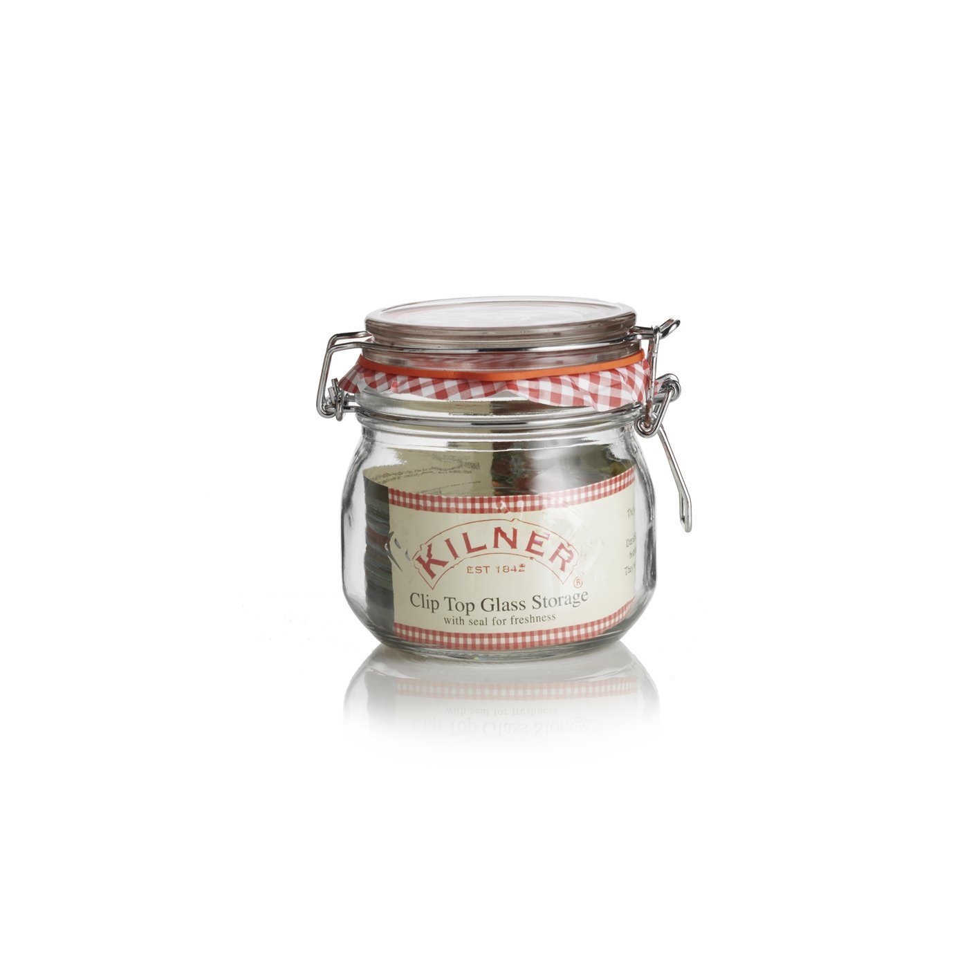 Kilner Round 0.5Litre Cliptop Jar Set Of 6