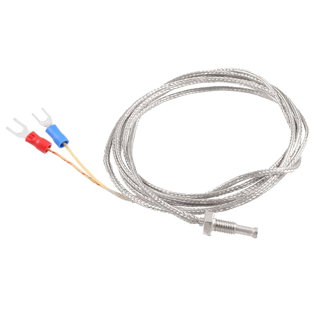 K Type Thermocouple Temperature Controller Sensor 0400C 2M 6.6Ft Long