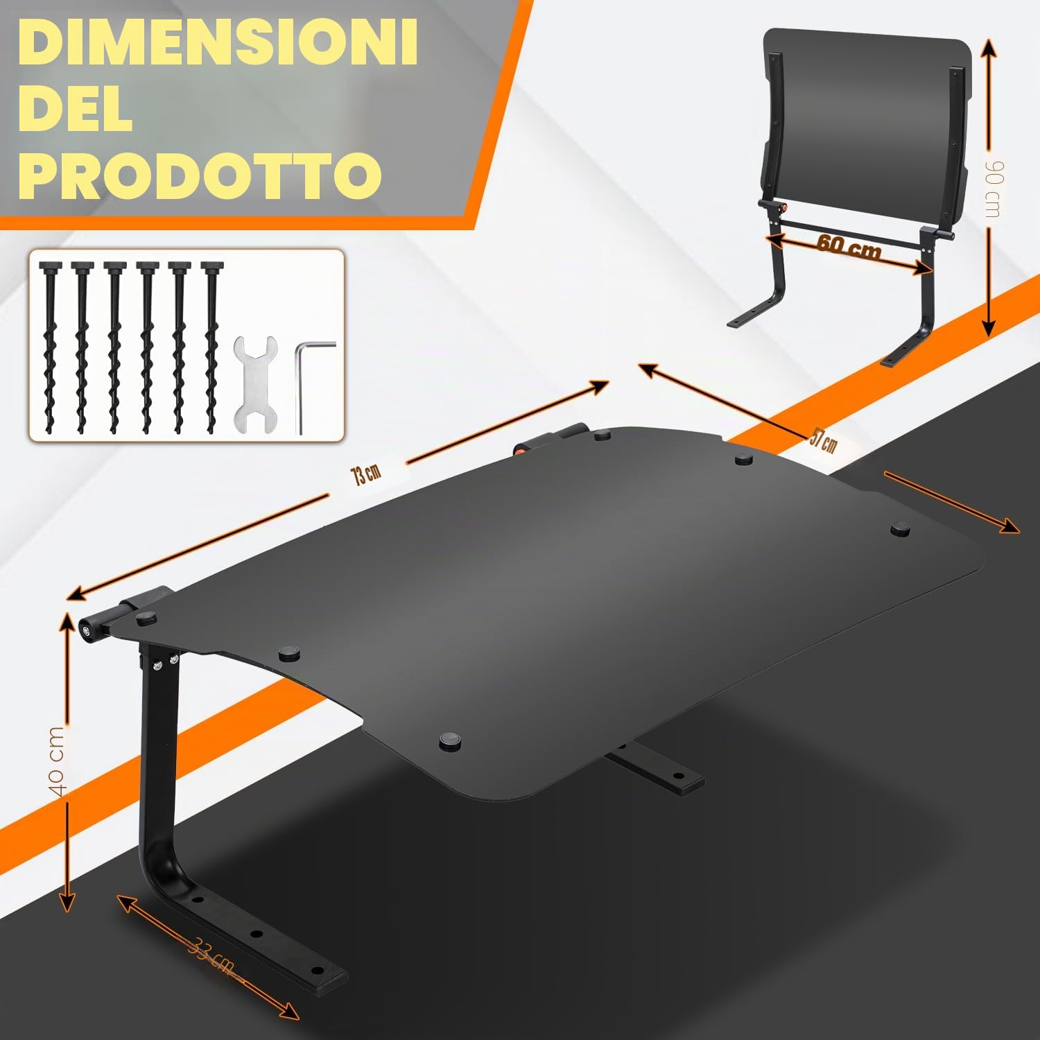 Daromigo Robot tosaerba, garage coperto robot tosaerba, resistente alle intemperie, 73x57x40 cm, metallo e plastica