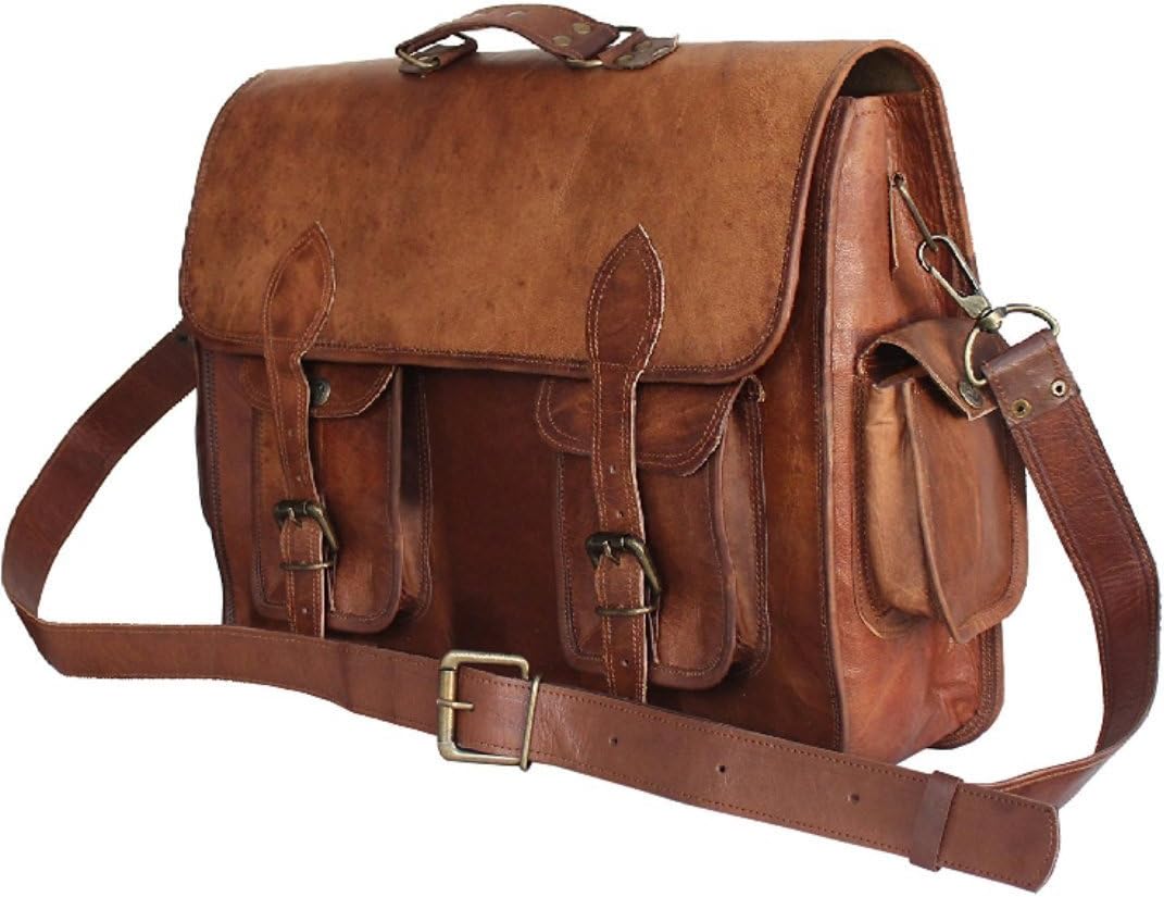 16 inch Silkroute Craft Leather messenger bag laptop bag computer case shoulder bag for men & women