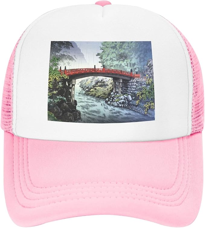 Amazon Co Jp 帽子 土屋光逸 日光神橋 子供 キャップ メッシュ素材 通気 春夏 日よけ帽子 男の子 女の子 かわいい こども用 ハット Uvカット 日焼け止め防止 通学 お出かけ 外遊び ファッション