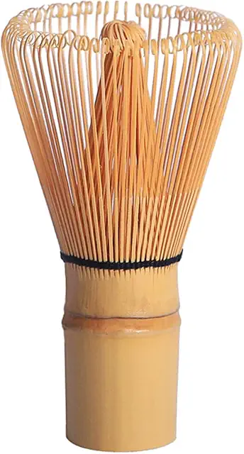 Traditional Natural Bamboo Matcha Whisk with 100 Matcha Rods