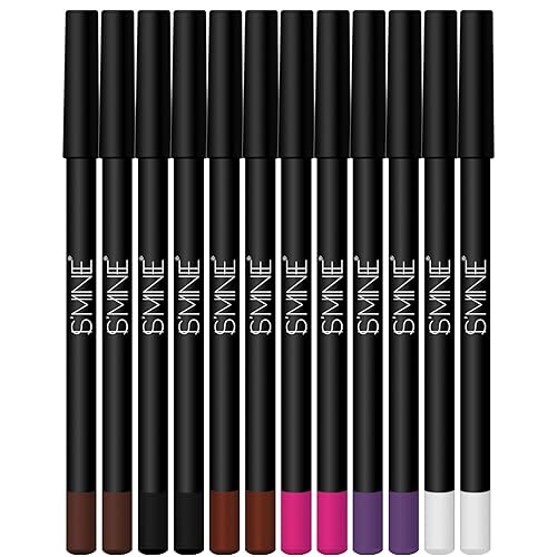 Miniatura 2 de IS'MINE Juego de lápices de labios mate, 12 colores surtidos, maquillaje de labios naturales, lápices suaves, impermeables y de larga duración,
