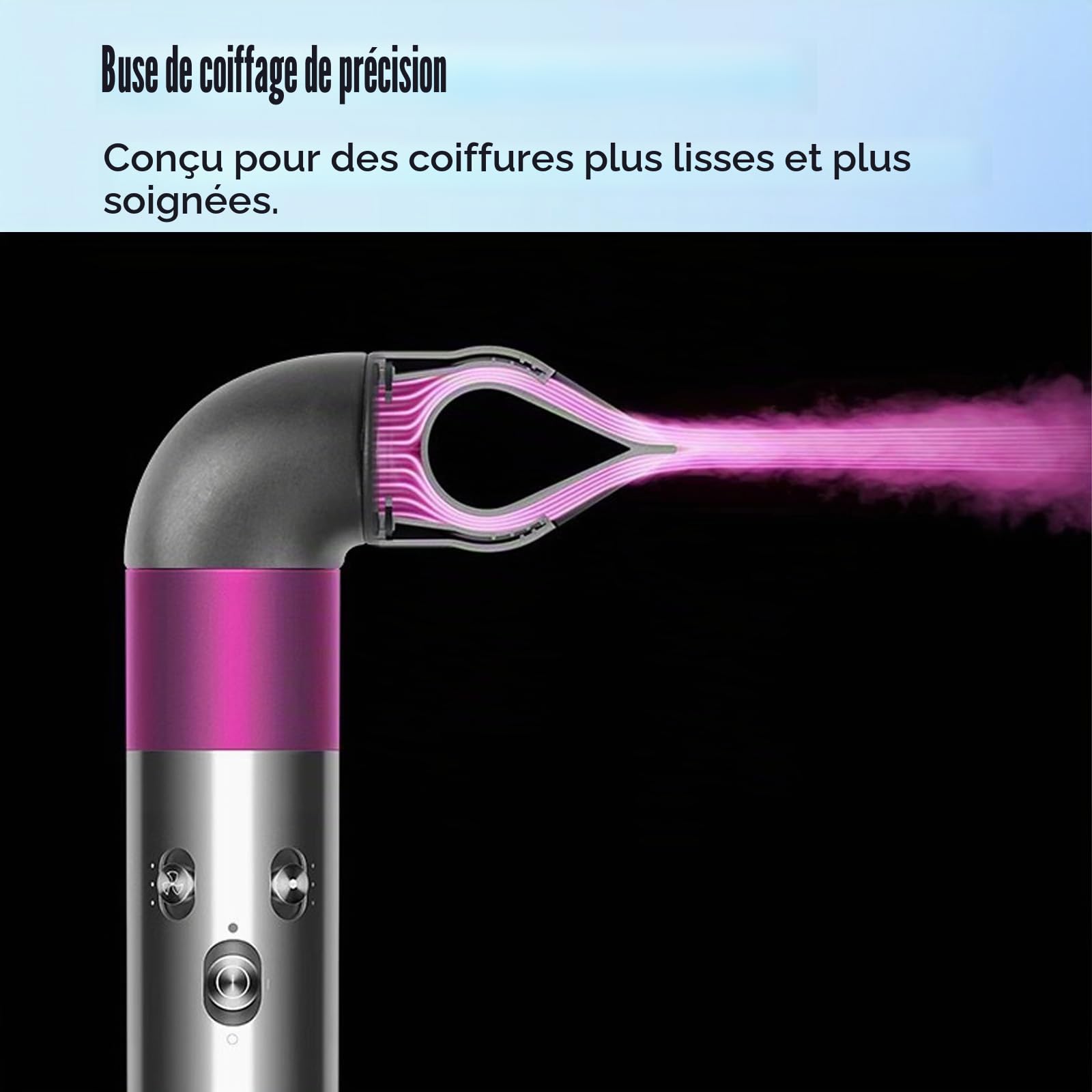 Concentrateur de coiffage de lame pour Dyson Airwrap HS01 HS05 Styler, accessoires de coiffure professionnels pour salon de coiffure pour fer à friser convertissant le sèche-cheveux