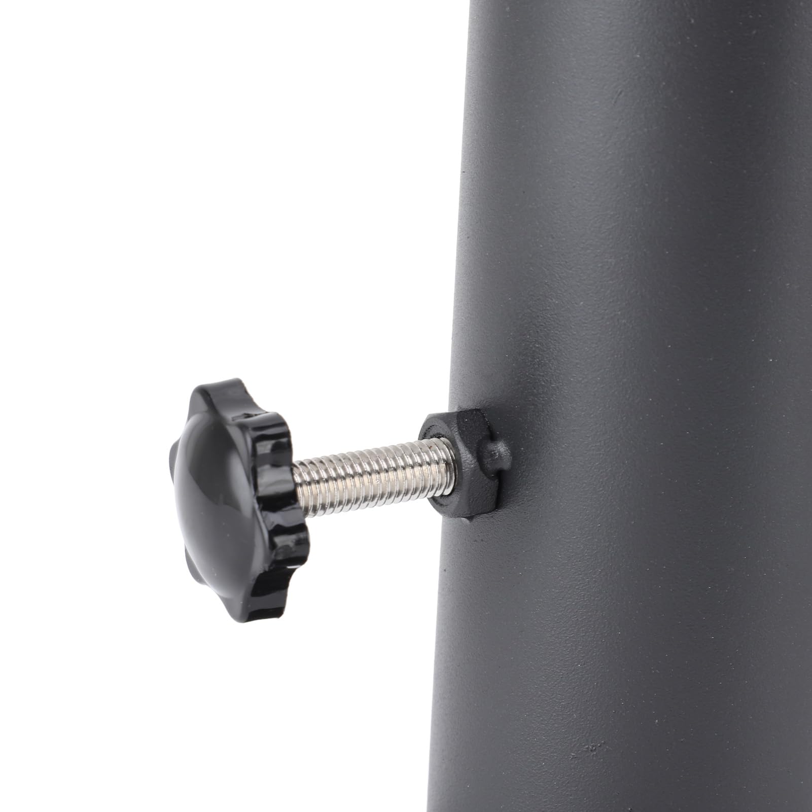Portaombrellone da Giardino Resistente, Base in Acciaio al Carbonio Rinforzato con 4 Supporti Triangolari e 3 Maniche per Tubi in PVC per Pali per Ombrelloni da 1,25 1,5 0,9 Pollici, Ideale