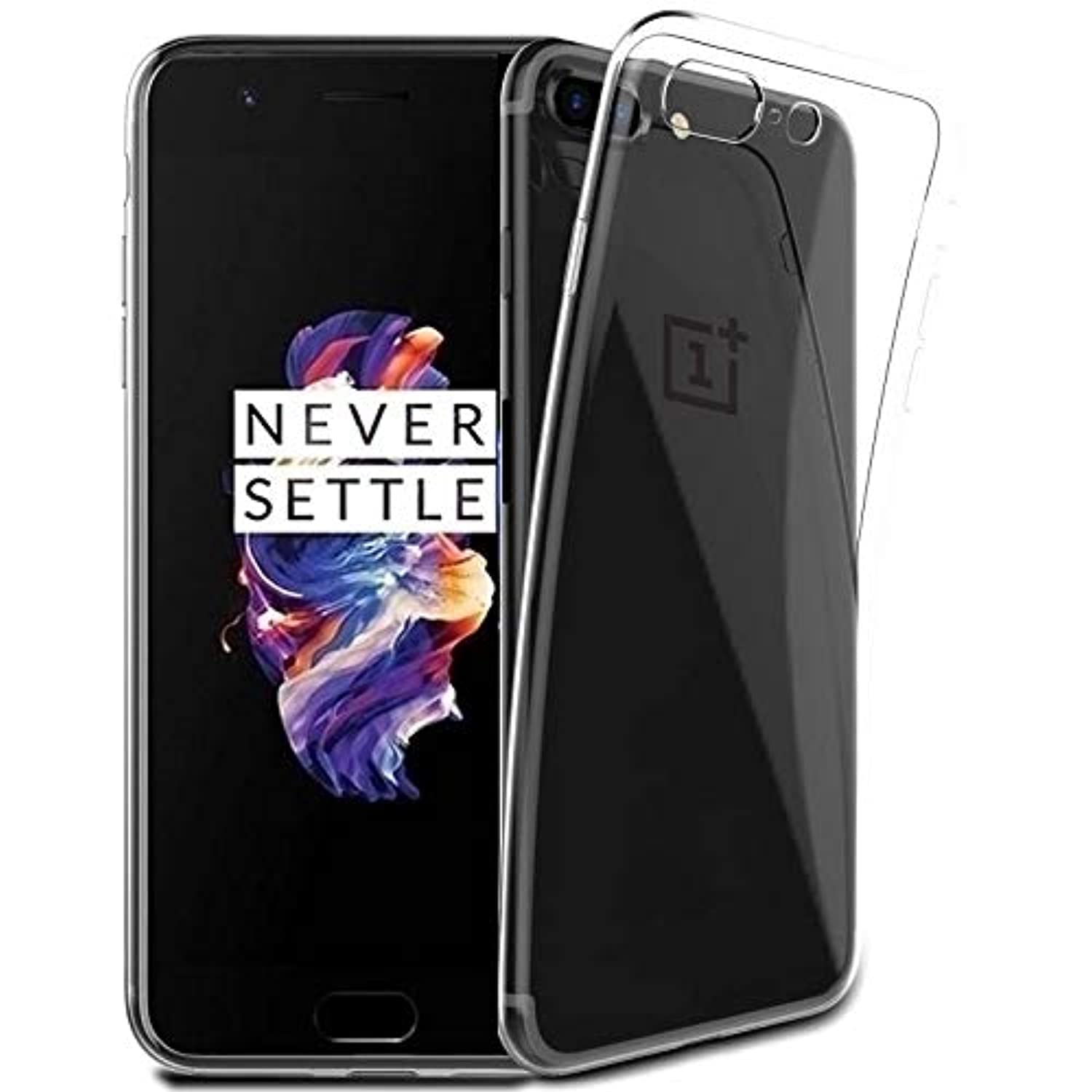 Oneplus 5 Slim Clear Protective Case/Cover