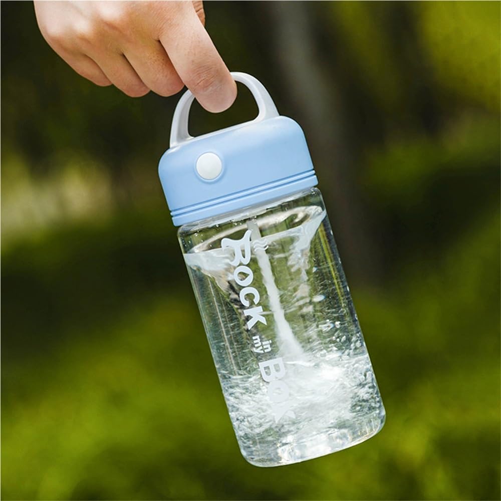 Elektrische Shake-Flasche, wasserdicht, 380 ml, Mischen, Mischen, Kaffeetasse, automatischer Protein-Shaker, Kunststoff, Wasser-Getränkemixer (blau)
