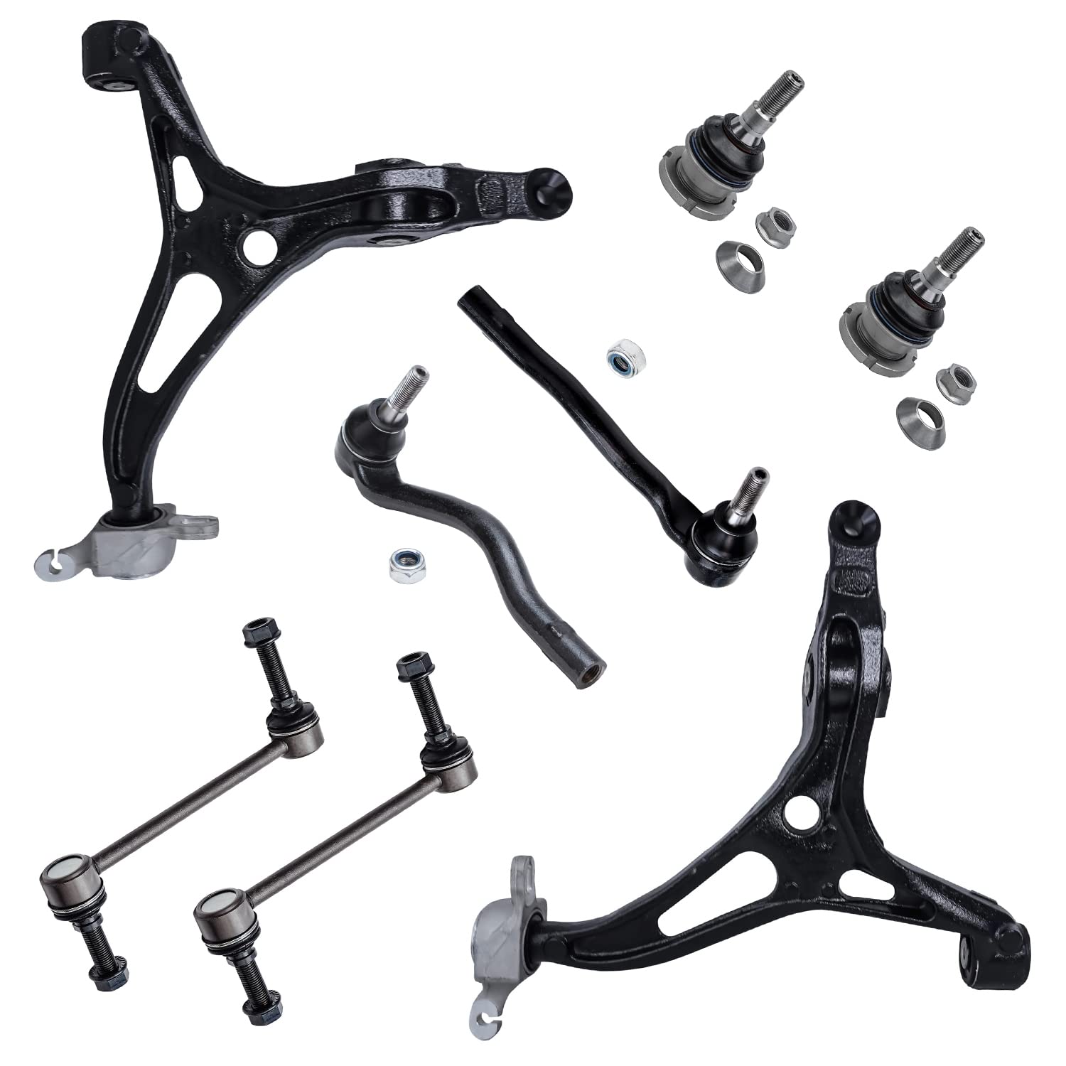Detroit Axle - 8pc Front End Kit for Mercedes-Benz GL320 GL350 GL450 GL550