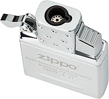 Zippo 65826 Butane Lighter Insert - Single Torch, Chrome