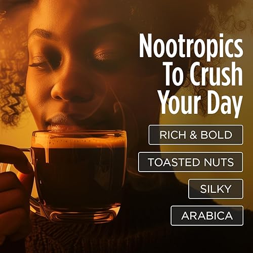 Miniatura 4 de Cápsulas de café VitaCup Lightning, para la memoria y el enfoque con el doble de cafeína, grano de café verde, vitaminas B, D3, café tostado oscuro