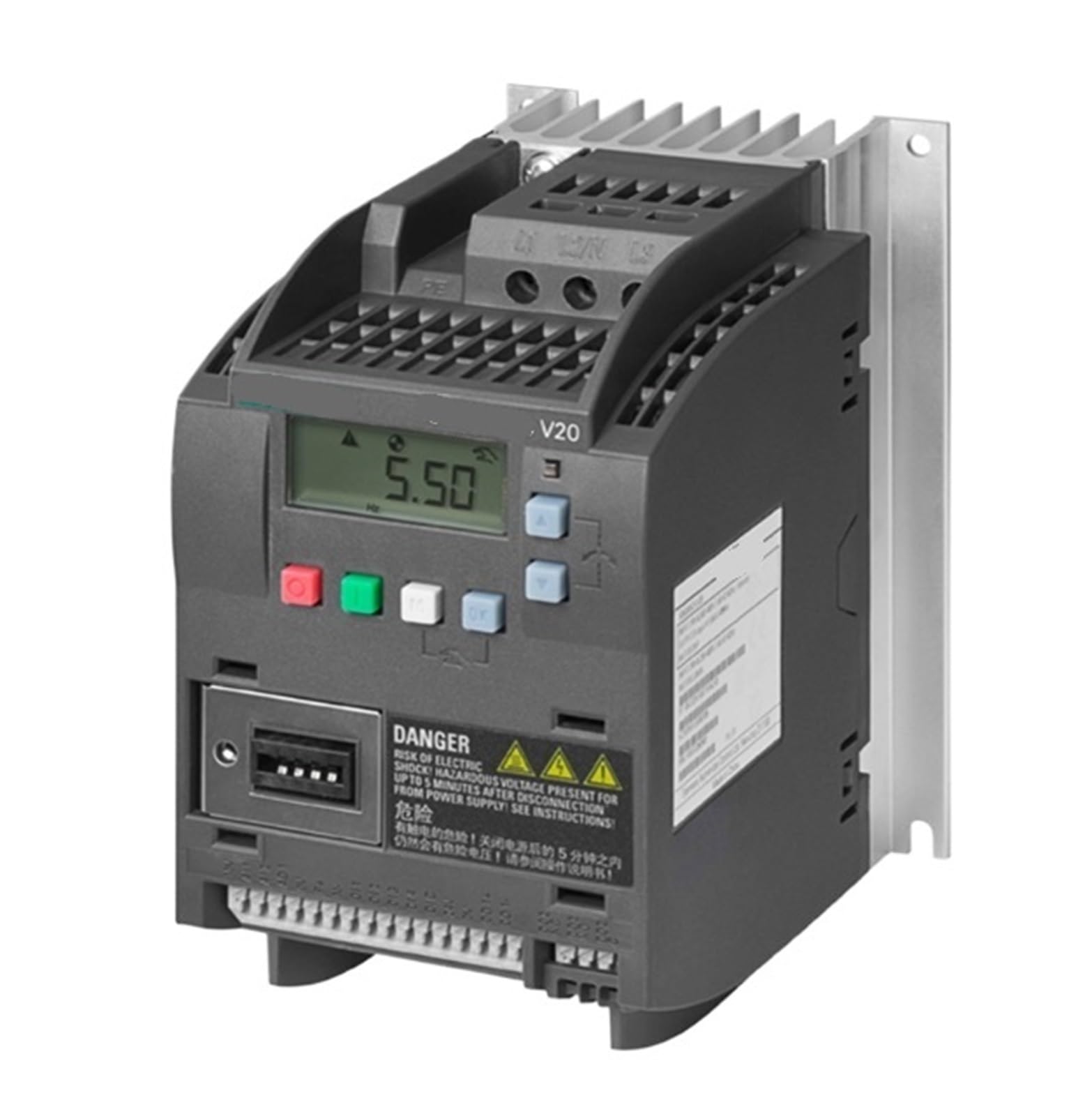 Convertisseur de base V20 6SL3210-5BE15-5UV1 triphasé