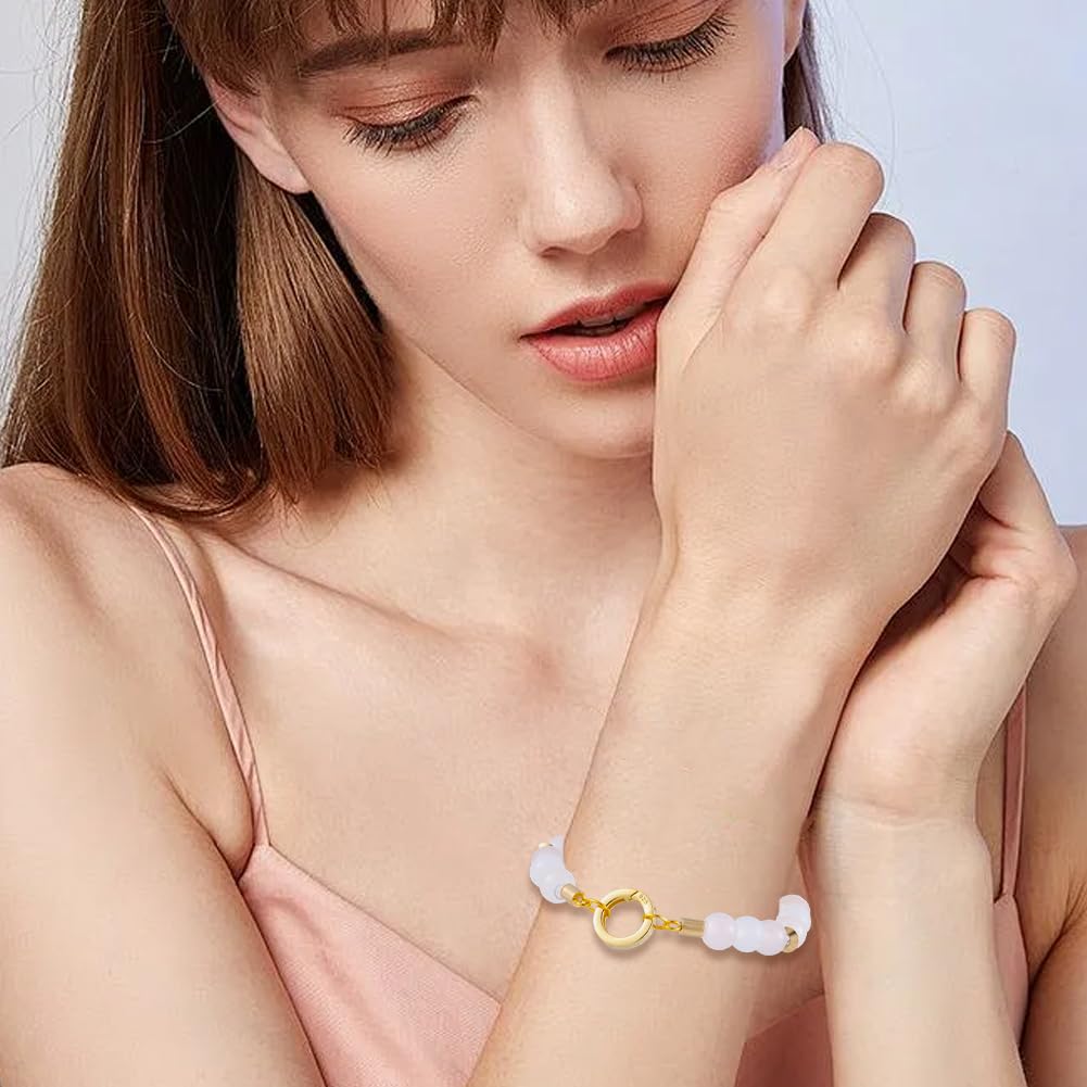SUNNYCLUE 1 scatola 2 misure 925 fermagli A Molla In Argento Sterling Anelli A Molla Anelli A O In Metlega Dorato Fermagli per Accorciamento di Bracciali e Collane Fermagli per Gioielli per La Creazio