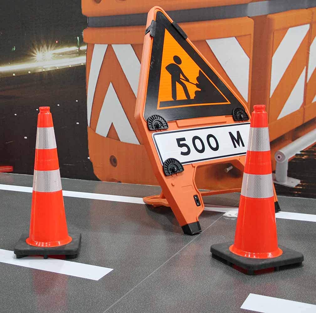 Black Friday 🔥 (8 Cones) BESEA 28” inch Orange PVC Traffic Cones, Black Base Construction Road Parking Cone Structurally Stable Wearproof (28 Height)