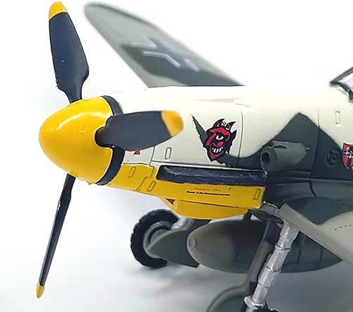 Miniatura 8 de Modelo de avión de combate alemán BF 109F-4 a escala 172 Modelo de aleación Modelo de avión fundido a presión para colección