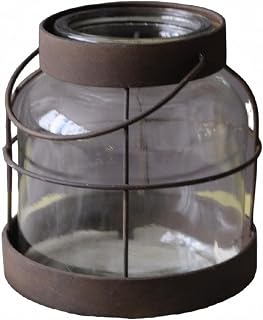 Versatile Lantern Vase | Decorative, Clear, Lantern Candle Holder, for Dining Table, Entryway