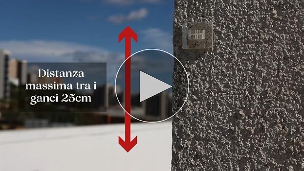 Ganci Per Reti Bird-Tech - 50 Pezzi + Silicone Trasparente, Per Balconi E Aree Protette