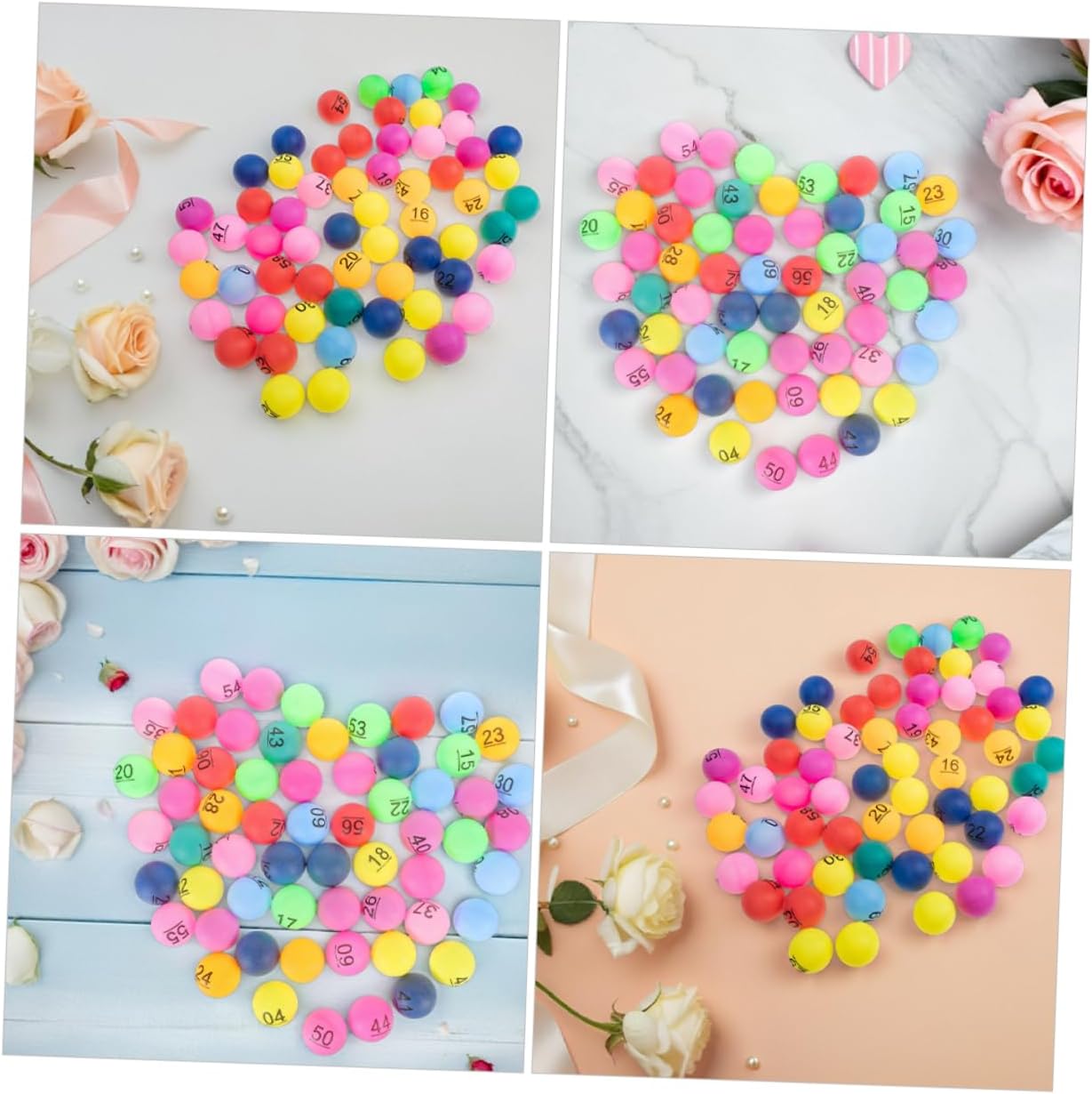 90pcs Colorful Numbered Draw for Bingo and Raffle Events for Parties and Group Activities Engaging and