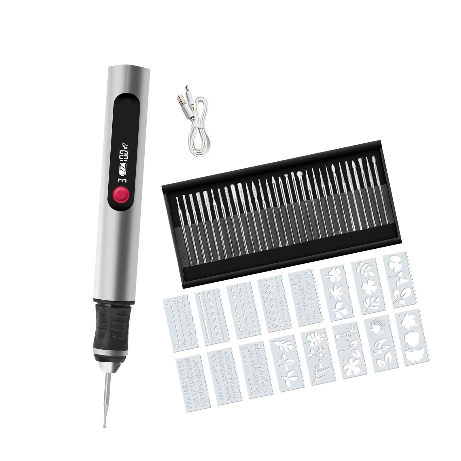 Kaeltsyn Silver Torques Engraving Tool Offering Stable Rotating Adjustable Gear For Effective Materials Processing And Detailing