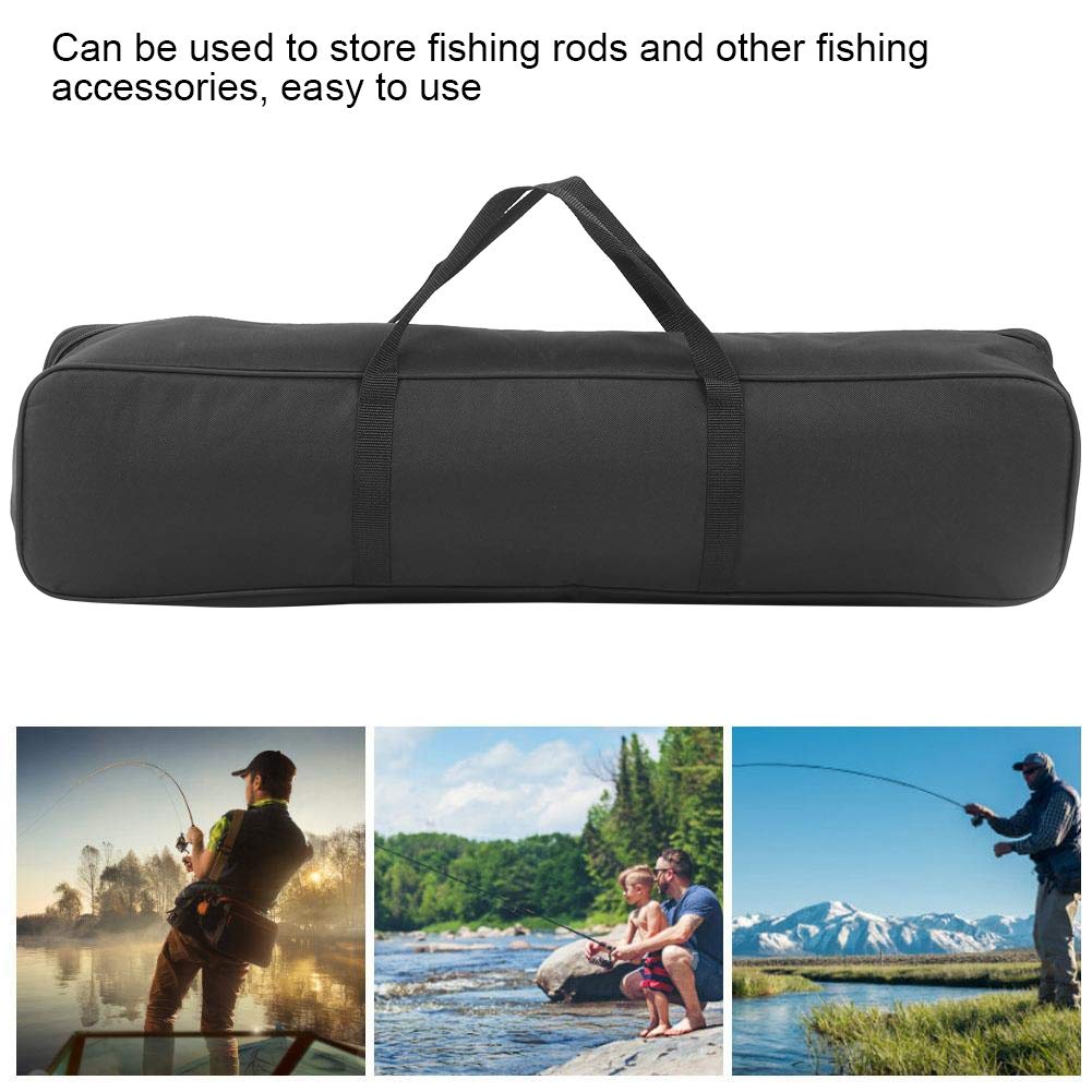 Borsa Per Canna da Pesca in Tessuto di Nylon, 29,5 X 7,1 X 4,1 Pollici Organizza L'attrezzatura da Pesca Protezione Migliorata Per L'attrezzatura con
