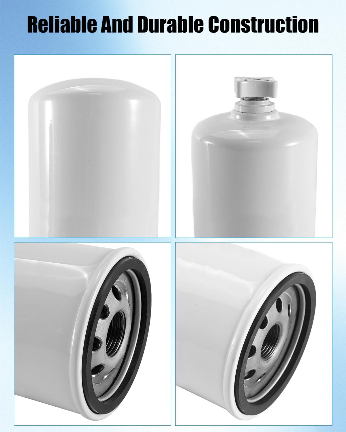 Fuel Filter and Water Separator Filter Replace FF100-2 WS100, Fit for Dodge Ram 2500 3500 Powerstroke Cummins Duramax Diesel, 4PCS