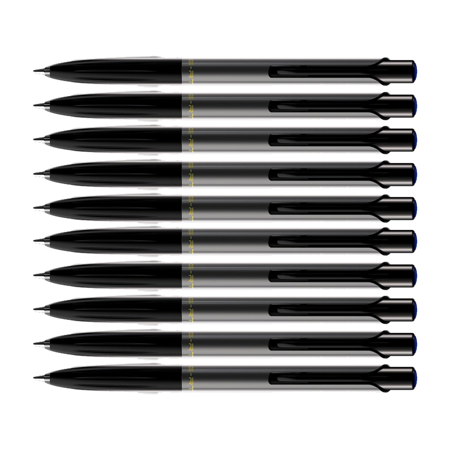 Pentonic LINC GRT Gel Pen/Ballpoint 0,7 mm/Retractable/Rollerball pens/Smooth writing/Blue/School/Office supply/For journaling, note taking/10 pieces