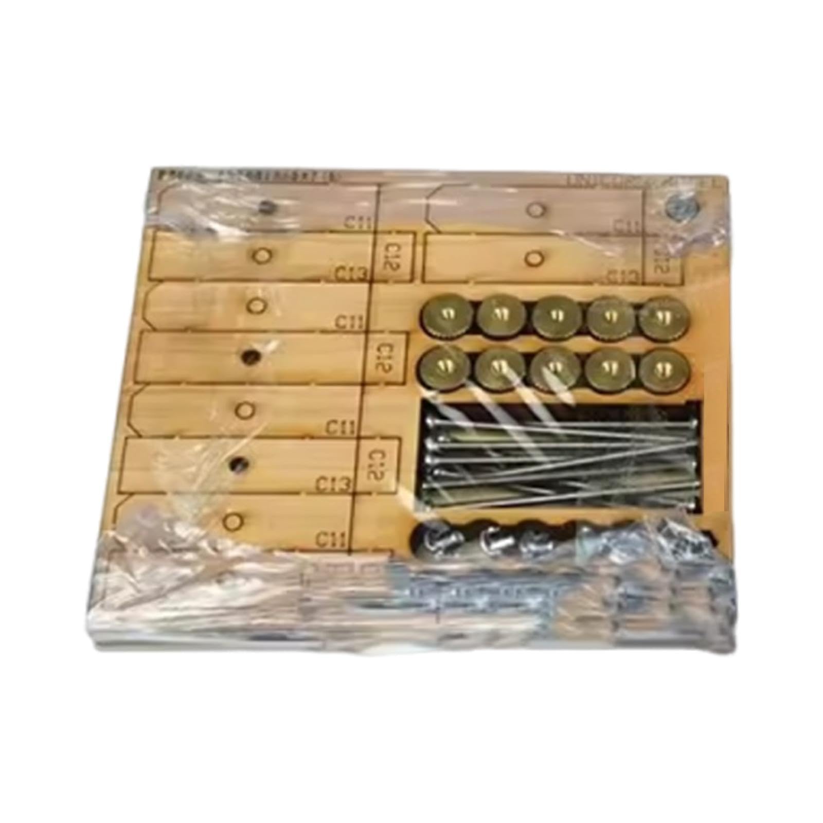 TTETTZ 10 Pieces Model Ship Clamps DIY Kit with Screws And Brass Nuts for Detailed Shipbuilding Work for Hobbyists, 34mm