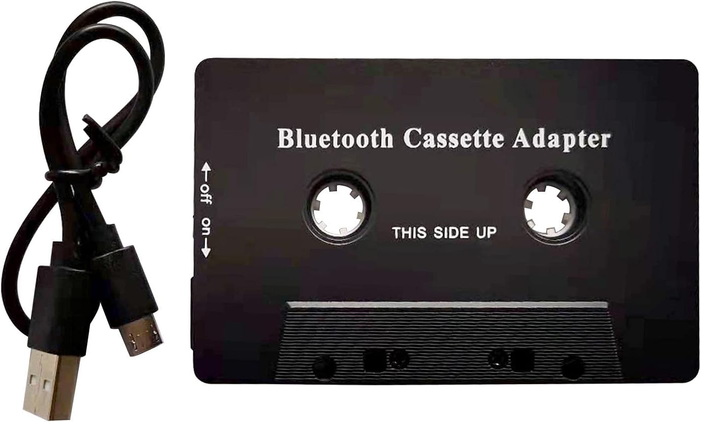 Tookie Car Audio Cassett Player Adapter, Car Aux Cassette
