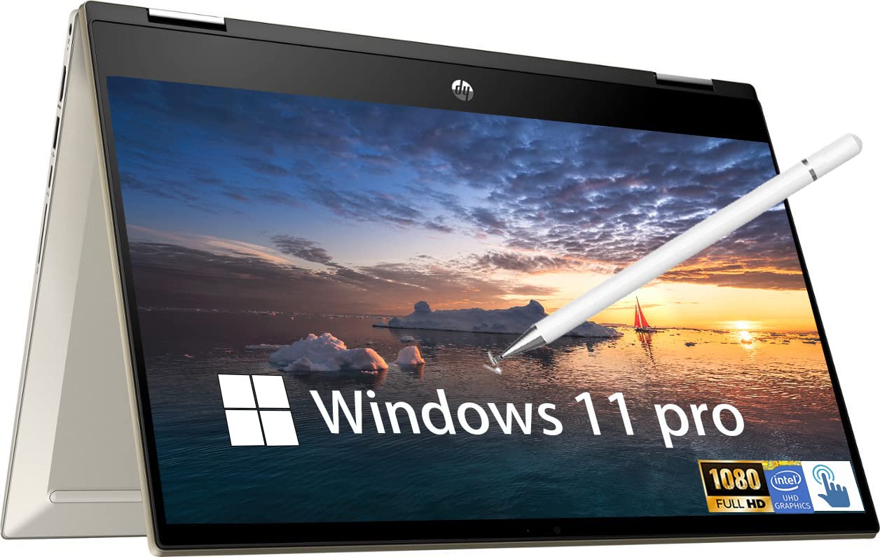 HP Pavilion x360 2-in-1 Laptop, 14 inch FHD Touch Screen, Intel Core i5-1135G7, Windows 11 Pro (16GB RAM | 512GB SSD)