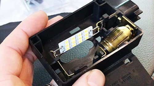 Miniatura 3 de iJDMTOY Bombillas de repuesto LED de xenón blanco 12-SMD compatibles con Dodge RAM, cargador Jeep Wrangler, Grand Cherokee, etc. Montaje de lámpara