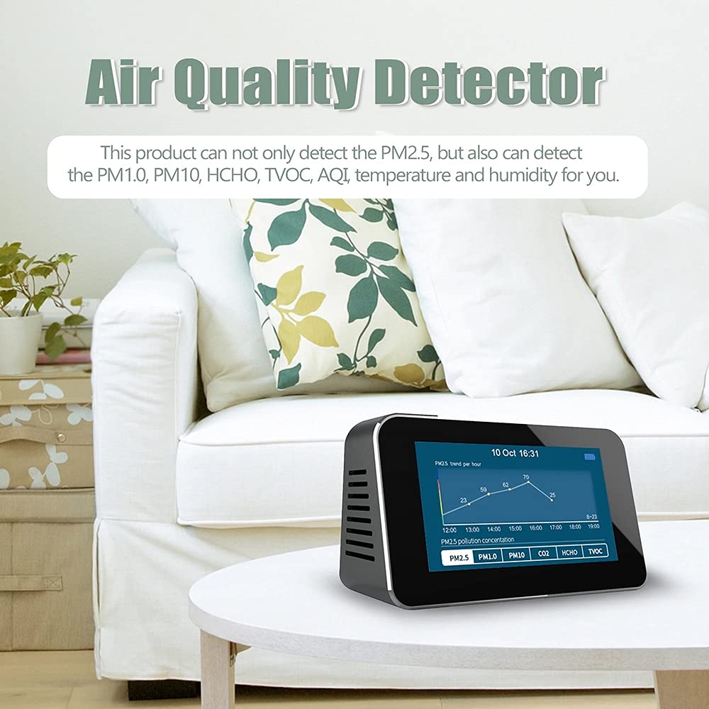温度湿度co2 pm2.5お手軽モニター Amazon | 空気品質モニター CO2 PM1.0 PM2.5 PM10 モニター 温度