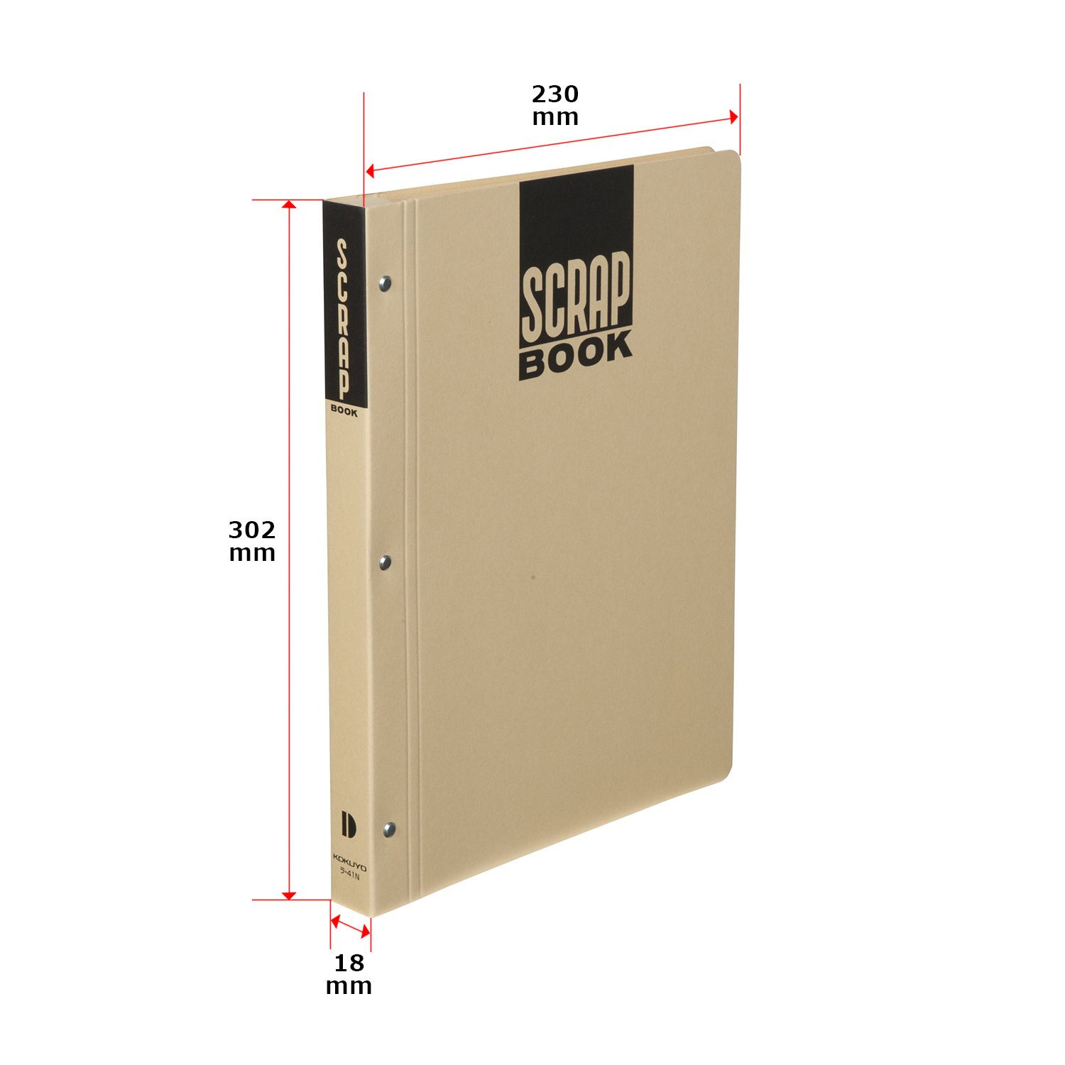 Amazon | コクヨ スクラップブック とじ込み式 B5 40枚 ラ-41N
