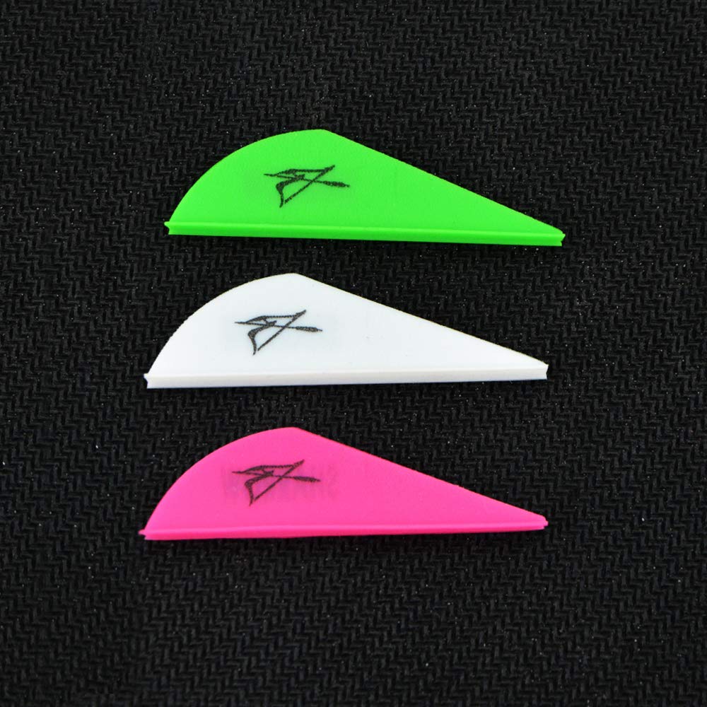 SHARROW 100 Plumes Flèches Plastique 2 Pouces - Empennage Pour Flèches Carbone