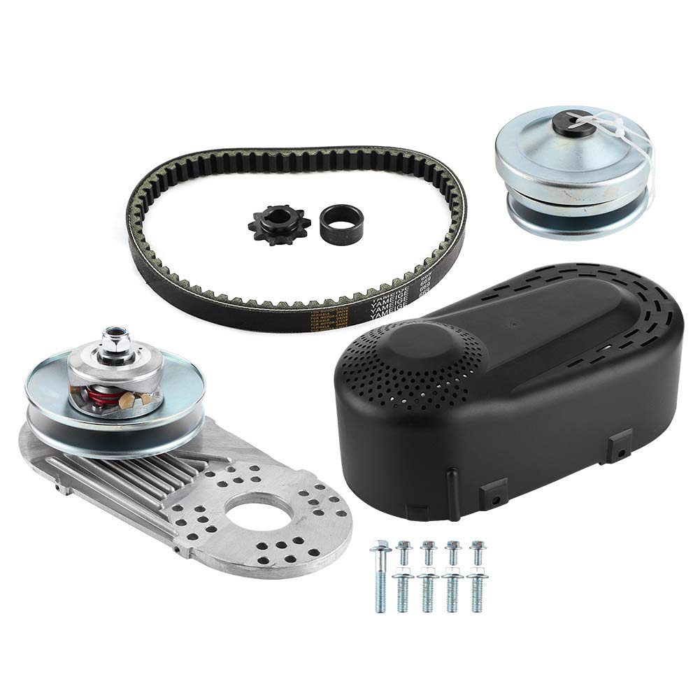 Go-Kart-Drehmomentwandler TAV2 1-Zoll-Kupplungssatz 12 Zähne + 10 Zähne 40/41-Kette Heavy Duty 30-Serie für 8-13-PS-Motoren mit 6-Zoll-Antriebsriemenscheibe und 2350